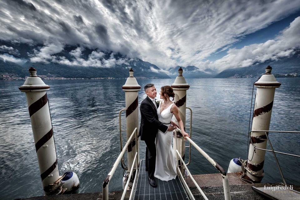 Melissa and Steven in Lake Como